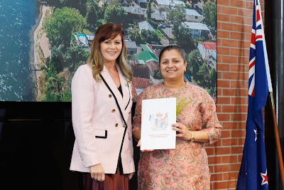 Photo from the HCC NZ Citizenship Ceremony 2 (Afternoon) held at The Atrium, Wintec/Te Pukenga, Hamilton, Waikato, New Zealand at 3:30pm on Monday, 12 August, 2024. Photo: Mike Walen / KeyImagery Photography. Copyright: © Hamilton City Council.