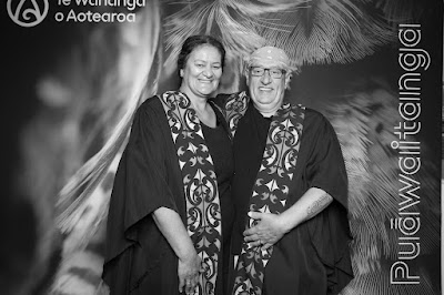 Booth photo from the TWoA Waiariki 2024 Graduations (Kawerau), held at Rautahi Marae, Kawerau, Bay of Plenty, New Zealand on Friday, 17 May, 2023. Photo: InstaBooth by KeyImagery Photography. Copyright: © Te Wānanga o Aotearoa.