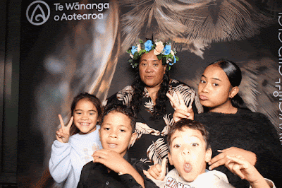 Booth photo from Ceremony 2 of the TWoA Tāmaki Makaurau 2025 Graduations (March 2025) held at the Mangere Arts Centre in Auckland, New Zealand on Wednesday, 12 March, 2025. Photo: InstaBooth by KeyImagery Photography. Copyright: © 2025 Te Wānanga o Aotearoa.