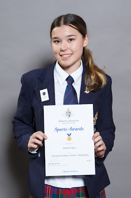 Photo from the Waikato Diocesan Sports Awards 2023, held in the school gym at Waikato Diocesan School for Girls, Hamilton, New Zealand on Thursday, 13 October, 2023. Photography: Paul Melton - Meltons Moments / KeyImagery Photography. Copyright: © Waikato Diocesan School for Girls.