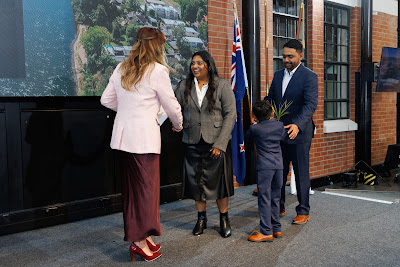 Photo from the HCC NZ Citizenship Ceremony 2 (Afternoon) held at The Atrium, Wintec/Te Pukenga, Hamilton, Waikato, New Zealand at 3:30pm on Monday, 12 August, 2024. Photo: Mike Walen / KeyImagery Photography. Copyright: © Hamilton City Council.