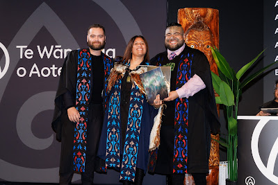 Photo from Ceremony 2 of the TWoA Tāmaki Makaurau 2025 Graduations (May 2025) held at the Mangere Arts Centre in Auckland, New Zealand on Monday, 26 May, 2025. Photo by Mike Walen / KeyImagery Photography. Copyright: © 2025 Te Wānanga o Aotearoa.