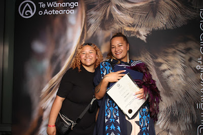 Booth photo from Ceremony 2 of the TWoA Tāmaki Makaurau 2025 Graduations (March 2025) held at the Mangere Arts Centre in Auckland, New Zealand on Wednesday, 12 March, 2025. Photo: InstaBooth by KeyImagery Photography. Copyright: © 2025 Te Wānanga o Aotearoa.