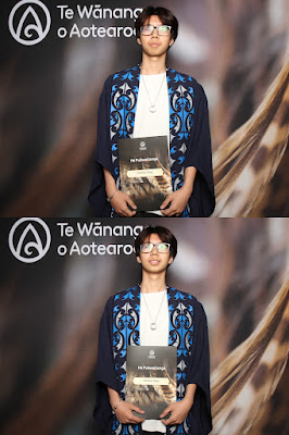 Booth photo from Ceremony 1 of the TWoA Tāmaki Makaurau 2025 Graduations (November Ceremonies) held at Church Unlimited, Glendene, Auckland, New Zealand at 12pm on Tuesday, 11 November, 2025. Photography by InstaBooth / KeyImagery Photography. Copyright: © 2025 Te Wānanga o Aotearoa.