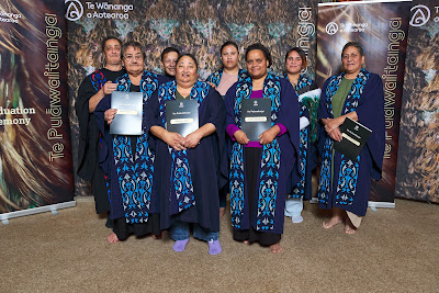 Photo from the TWoA Waiariki 2023 Graduations (Kawerau), held at  Rautahi Marae, Kawerau, Bay of Plenty, New Zealand on Friday, 2 June, 2023. Photo: Alick Saunders for KeyImagery Photography. Copyright: © Te Wānanga o Aotearoa.