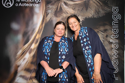 Booth photo from the TWoA Waiariki 2024 Graduations (Kawerau), held at Rautahi Marae, Kawerau, Bay of Plenty, New Zealand on Friday, 17 May, 2023. Photo: InstaBooth by KeyImagery Photography. Copyright: © Te Wānanga o Aotearoa.