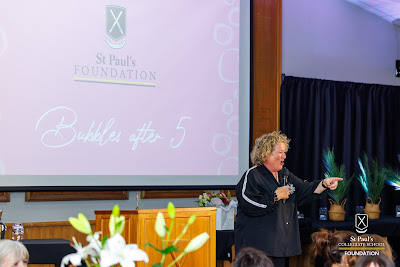 Photo from the 2023 Bubbles After 5 event hosted by the St Paul's Collegiate Foundation, at St Paul's Collegiate in Hamilton, Waikato, New Zealand on Wednesday, 8 November, 2023. Photo by Mike Walen / KeyImagery Photography. Copyright: © St Paul's Collegiate.