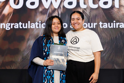 Photo from Ceremony 7 of the TWoA Tāmaki Makaurau 2025 Graduations (May 2025) held at the Mangere Arts Centre in Auckland, New Zealand on Wednesday, 28 May, 2025. Photo by Mike Walen / KeyImagery Photography. Copyright: © 2025 Te Wānanga o Aotearoa.