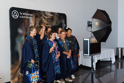 Photo from the TWoA Whirikoka 2024 Graduation (Gisborne), held at the War Memorial Theatre, Gisborne, East Coast, New Zealand on Wednesday 10 April, 2024. Photo by Mike Walen / KeyImagery Photography. Copyright: © Te Wānanga o Aotearoa.