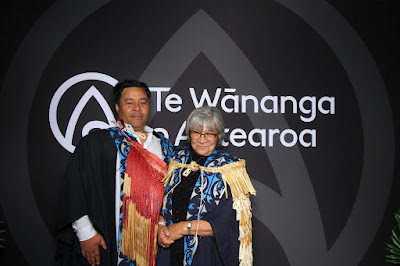 Photo from the TWoA Te Tai Tokerau 2024 Graduation (Kaitaia), held at Te Ahu in Kaitaia, Northland, New Zealand on Wednesday, 8 May, 2024. Photo by Alick Saunders for KeyImagery Photography. Copyright: © Te Wānanga o Aotearoa.