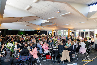 Photo from the 2023 Bubbles After 5 event hosted by the St Paul's Collegiate Foundation, at St Paul's Collegiate in Hamilton, Waikato, New Zealand on Wednesday, 8 November, 2023. Photo by Mike Walen / KeyImagery Photography. Copyright: © St Paul's Collegiate.