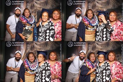 Booth photo from Ceremony 2 of the TWoA Tāmaki Makaurau 2025 Graduations (March 2025) held at the Mangere Arts Centre in Auckland, New Zealand on Wednesday, 12 March, 2025. Photo: InstaBooth by KeyImagery Photography. Copyright: © 2025 Te Wānanga o Aotearoa.