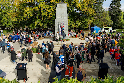 Photo from the Anzac Day 2022 Civic Service held at Memorial Park, Hamilton, Waikato, New Zealand. Taken: Monday, 25 April 2022. Photography: Mike Walen / KeyImagery Photography. Copyright: © Hamilton City Council.