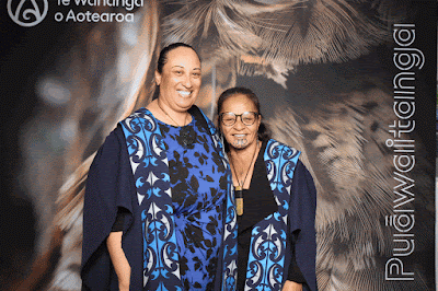 Booth photo from the TWoA Waiariki 2024 Graduations (Kawerau), held at Rautahi Marae, Kawerau, Bay of Plenty, New Zealand on Friday, 17 May, 2023. Photo: InstaBooth by KeyImagery Photography. Copyright: © Te Wānanga o Aotearoa.