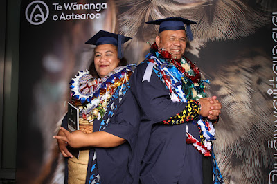 Booth photo from Ceremony 2 of the TWoA Tāmaki Makaurau 2025 Graduations (March 2025) held at the Mangere Arts Centre in Auckland, New Zealand on Wednesday, 12 March, 2025. Photo: InstaBooth by KeyImagery Photography. Copyright: © 2025 Te Wānanga o Aotearoa.