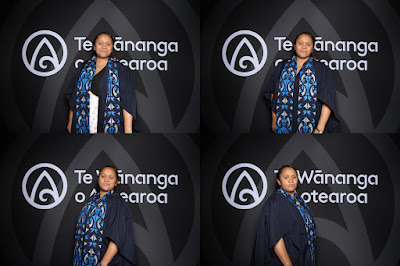 Booth photo from the TWoA Te Tai Tokerau (Kaitaia) 2025 Graduation held at Te Kura Kaupapa Maori o Pukemiro in Kaitaia, Northland, New Zealand on Monday, 14 April, 2025. Photo by InstaBooth / KeyImagery Photography. Copyright: © 2025 Te Wānanga o Aotearoa.