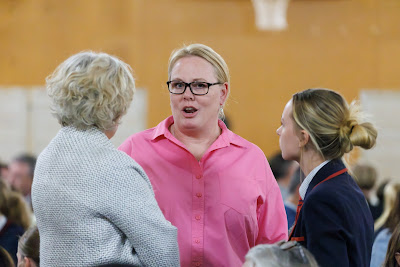 Photo from the Waikato Diocesan Sports Awards 2023, held in the school gym at Waikato Diocesan School for Girls, Hamilton, New Zealand on Thursday, 13 October, 2023. Photography: Mike Walen / KeyImagery Photography. Copyright: © Waikato Diocesan School for Girls.