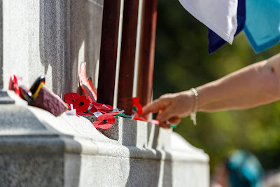 Photo from the Anzac Day 2022 Civic Service held at Memorial Park, Hamilton, Waikato, New Zealand. Taken: Monday, 25 April 2022. Photography: Mike Walen / KeyImagery Photography. Copyright: © Hamilton City Council.