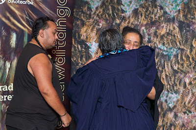 Photo from the TWoA Waiariki 2023 Graduations (Kawerau), held at  Rautahi Marae, Kawerau, Bay of Plenty, New Zealand on Friday, 2 June, 2023. Photo: Alick Saunders for KeyImagery Photography. Copyright: © Te Wānanga o Aotearoa.