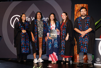 Photo from Ceremony 1 of the TWoA Tāmaki Makaurau 2025 Graduations (May 2025) held at the Mangere Arts Centre in Auckland, New Zealand on Monday, 26 May, 2025. Photo by Mike Walen / KeyImagery Photography. Copyright: © 2025 Te Wānanga o Aotearoa.