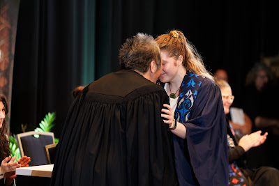 Photo from the TWoA Tāmaki Makaurau 2023 Graduations (Ceremony 5 @ 3pm), held at the Due Drop Events Centre, Manukau, Auckland, New Zealand on Thursday, 8 June, 2023. Photo: Mike Walen / KeyImagery Photography. Copyright: © Te Wānanga o Aotearoa.