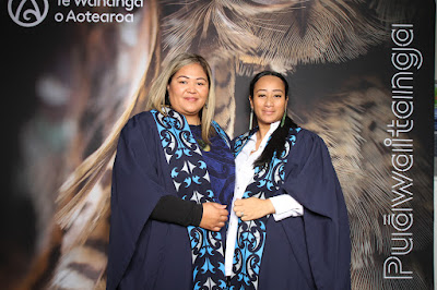 Booth photo from the TWoA Waiariki 2024 Graduations (Kawerau), held at Rautahi Marae, Kawerau, Bay of Plenty, New Zealand on Friday, 17 May, 2023. Photo: InstaBooth by KeyImagery Photography. Copyright: © Te Wānanga o Aotearoa.