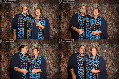 Booth photo from the TWoA Tainui 2023 Graduations (Ceremony 1 - Wednesday Morning), held at Hamilton Boys High School, Hamilton, Waikato, New Zealand on Wednesday, 19 April 2023. Photo: InstaBooth by KeyImagery Photography. Copyright: © Te Wānanga o Aotearoa.