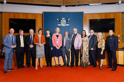 Photo from the Hamilton City Council Inaugural Meeting held in the Reception Lounge at Hamilton City Council, Hamilton, New Zealand. Taken: Thursday, 24 October 2019. Photography: Mike Walen / KeyImagery Photography. Copyright: © Hamilton City Council.