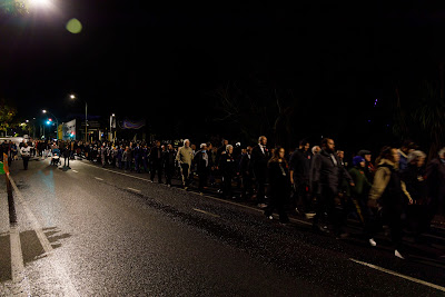 Photo from the Anzac Day 2022 Dawn Parade & Service held at Memorial Park, Hamilton, Waikato, New Zealand. Taken: Monday, 25 April 2022. Photography: Mike Walen / KeyImagery Photography. Copyright: © Hamilton City Council.