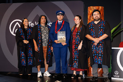 Photo from Ceremony 1 of the TWoA Tāmaki Makaurau 2025 Graduations (May 2025) held at the Mangere Arts Centre in Auckland, New Zealand on Monday, 26 May, 2025. Photo by Mike Walen / KeyImagery Photography. Copyright: © 2025 Te Wānanga o Aotearoa.