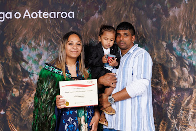 Photo from the TWoA Tāmaki Makaurau 2023 November Graduations (Ceremony 1 @ 1pm), held at the Due Drop Events Centre, Manukau, Auckland, New Zealand on Tuesday, 28 November, 2023. Photo: Mike Walen / KeyImagery Photography. Copyright: © Te Wānanga o Aotearoa.