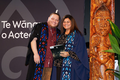 Photo from Ceremony 7 of the TWoA Tāmaki Makaurau 2025 Graduations (May 2025) held at the Mangere Arts Centre in Auckland, New Zealand on Wednesday, 28 May, 2025. Photo by Mike Walen / KeyImagery Photography. Copyright: © 2025 Te Wānanga o Aotearoa.