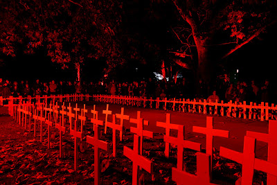 Photo from the Anzac Day 2022 Dawn Parade & Service held at Memorial Park, Hamilton, Waikato, New Zealand. Taken: Monday, 25 April 2022. Photography: Mike Walen / KeyImagery Photography. Copyright: © Hamilton City Council.