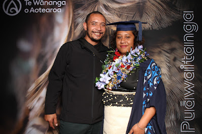 Booth photo from Ceremony 2 of the TWoA Tāmaki Makaurau 2025 Graduations (March 2025) held at the Mangere Arts Centre in Auckland, New Zealand on Wednesday, 12 March, 2025. Photo: InstaBooth by KeyImagery Photography. Copyright: © 2025 Te Wānanga o Aotearoa.