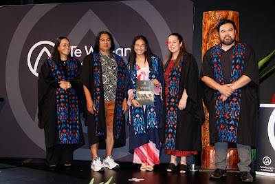 Photo from Ceremony 1 of the TWoA Tāmaki Makaurau 2025 Graduations (May 2025) held at the Mangere Arts Centre in Auckland, New Zealand on Monday, 26 May, 2025. Photo by Mike Walen / KeyImagery Photography. Copyright: © 2025 Te Wānanga o Aotearoa.
