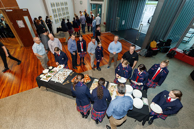 Photo from the 2022 Father/Daughter Breakfast held in the Nancy Light Hall at Waikato Diocesan in Hamilton, Waikato, New Zealand. Taken: Monday, 5 September, 2022. Photography: Mike Walen / KeyImagery Photography. Copyright: © Waikato Diocesan School for Girls.