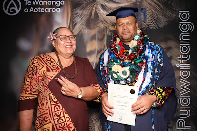 Booth photo from Ceremony 2 of the TWoA Tāmaki Makaurau 2025 Graduations (March 2025) held at the Mangere Arts Centre in Auckland, New Zealand on Wednesday, 12 March, 2025. Photo: InstaBooth by KeyImagery Photography. Copyright: © 2025 Te Wānanga o Aotearoa.