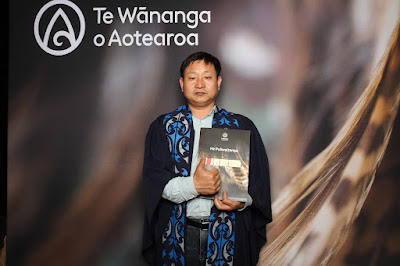 Booth photo from Ceremony 1 of the TWoA Tāmaki Makaurau 2025 Graduations (November Ceremonies) held at Church Unlimited, Glendene, Auckland, New Zealand at 12pm on Tuesday, 11 November, 2025. Photography by InstaBooth / KeyImagery Photography. Copyright: © 2025 Te Wānanga o Aotearoa.