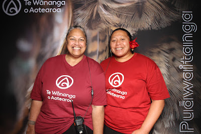Booth photo from Ceremony 2 of the TWoA Tāmaki Makaurau 2025 Graduations (March 2025) held at the Mangere Arts Centre in Auckland, New Zealand on Wednesday, 12 March, 2025. Photo: InstaBooth by KeyImagery Photography. Copyright: © 2025 Te Wānanga o Aotearoa.