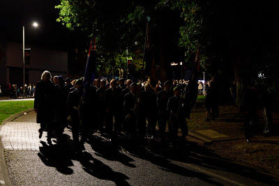 Photo from the Anzac Day 2022 Dawn Parade & Service held at Memorial Park, Hamilton, Waikato, New Zealand. Taken: Monday, 25 April 2022. Photography: Mike Walen / KeyImagery Photography. Copyright: © Hamilton City Council.
