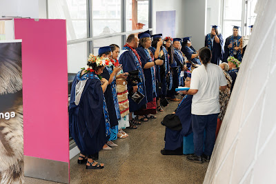 Photo from Ceremony 2 of the TWoA Tāmaki Makaurau 2025 Graduations (March 2025) held at the Mangere Arts Centre in Auckland, New Zealand on Wednesday, 12 March, 2025. Photo by Mike Walen / KeyImagery Photography. Copyright: © 2025 Te Wānanga o Aotearoa.