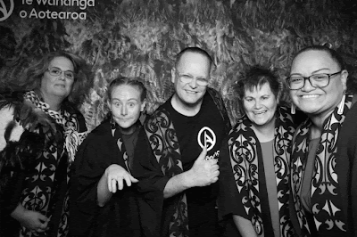Booth photo from the TWoA Tainui 2023 Graduations (Ceremony 2 - Wednesday Afternoon), held at Hamilton Boys High School, Hamilton, Waikato, New Zealand on Wednesday, 19 April 2023. Photo: InstaBooth by KeyImagery Photography. Copyright: © Te Wānanga o Aotearoa.