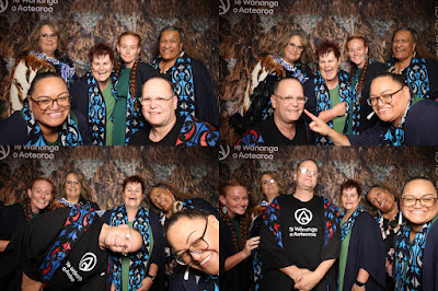 Booth photo from the TWoA Tainui 2023 Graduations (Ceremony 2 - Wednesday Afternoon), held at Hamilton Boys High School, Hamilton, Waikato, New Zealand on Wednesday, 19 April 2023. Photo: InstaBooth by KeyImagery Photography. Copyright: © Te Wānanga o Aotearoa.
