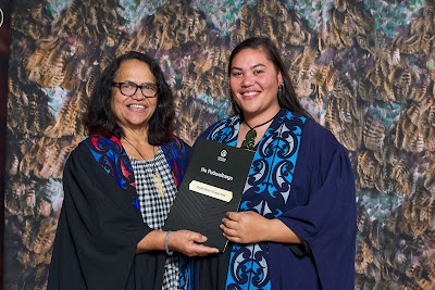 Photo from the TWoA Waiariki 2023 Graduations (Kawerau), held at  Rautahi Marae, Kawerau, Bay of Plenty, New Zealand on Friday, 2 June, 2023. Photo: Alick Saunders for KeyImagery Photography. Copyright: © Te Wānanga o Aotearoa.
