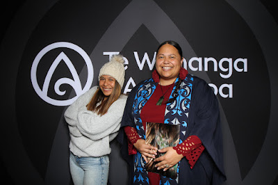 Booth photo from the TWoA Te Tai Tokerau (Kaitaia) 2025 Graduation held at Te Kura Kaupapa Maori o Pukemiro in Kaitaia, Northland, New Zealand on Monday, 14 April, 2025. Photo by InstaBooth / KeyImagery Photography. Copyright: © 2025 Te Wānanga o Aotearoa.