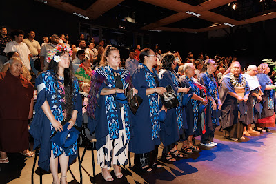 Photo from Ceremony 2 of the TWoA Tāmaki Makaurau 2025 Graduations (March 2025) held at the Mangere Arts Centre in Auckland, New Zealand on Wednesday, 12 March, 2025. Photo by Mike Walen / KeyImagery Photography. Copyright: © 2025 Te Wānanga o Aotearoa.