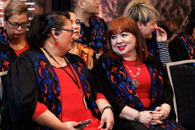 Photo from the TWoA Tāmaki Makaurau 2023 Graduations (Ceremony 1 @ 10am), held at the Due Drop Events Centre, Manukau, Auckland, New Zealand on Wednesday, 7 June, 2023. Photo: Mike Walen / KeyImagery Photography. Copyright: © Te Wānanga o Aotearoa.