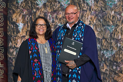 Photo from the TWoA Waiariki 2023 Graduations (Kawerau), held at  Rautahi Marae, Kawerau, Bay of Plenty, New Zealand on Friday, 2 June, 2023. Photo: Alick Saunders for KeyImagery Photography. Copyright: © Te Wānanga o Aotearoa.