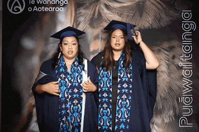 Booth photo from the TWoA Tainui 2025 Graduations (Ceremony 3 @ 10am) held at Claudelands Event Centre in Hamilton, Waikato, New Zealand on Wednesday, 30 April, 2025. Photography by InstaBooth / KeyImagery Photography. Copyright: © 2025 Te Wānanga o Aotearoa.