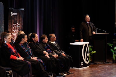 Photo from the TWoA Tāmaki Makaurau 2023 Graduations (Ceremony 1 @ 10am), held at the Due Drop Events Centre, Manukau, Auckland, New Zealand on Wednesday, 7 June, 2023. Photo: Mike Walen / KeyImagery Photography. Copyright: © Te Wānanga o Aotearoa.